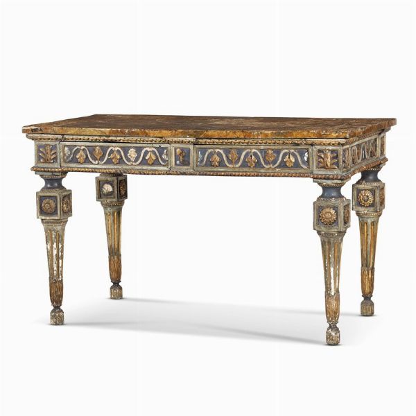 CONSOLE, ITALIA CENTRALE, FINE SECOLO XVIII  - Asta Mobili, oggetti d'arte e sculture da collezioni private  - Associazione Nazionale - Case d'Asta italiane
