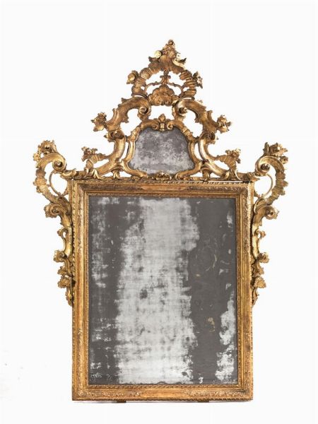 SPECCHIERA, VENEZIA, METÀ SECOLO XVIII  - Asta Mobili, oggetti d'arte e sculture da collezioni private  - Associazione Nazionale - Case d'Asta italiane