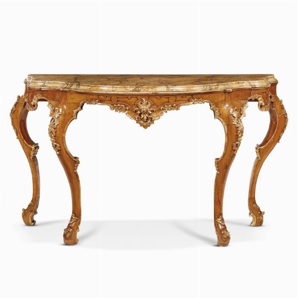 COPPIA DI CONSOLES, VENEZIA, SECOLO XVIII  - Asta Mobili, oggetti d'arte e sculture da collezioni private  - Associazione Nazionale - Case d'Asta italiane