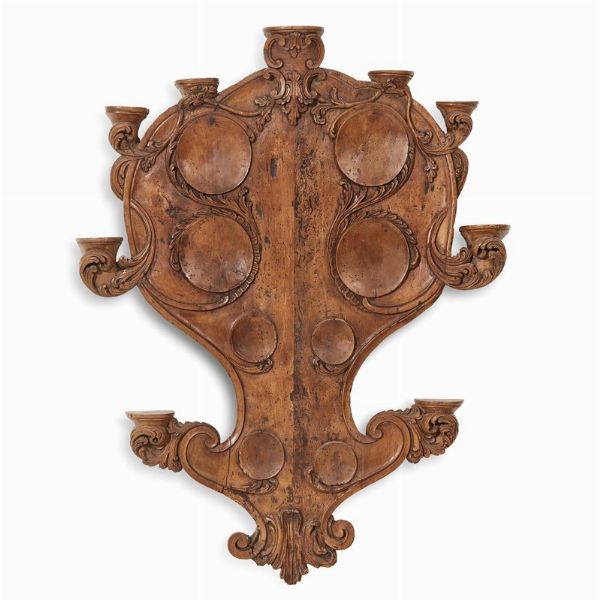 COPPIA DI PANNELLI PORTA-PORCELLANE, VENEZIA, SECOLO XVIII  - Asta Mobili, oggetti d'arte e sculture da collezioni private  - Associazione Nazionale - Case d'Asta italiane