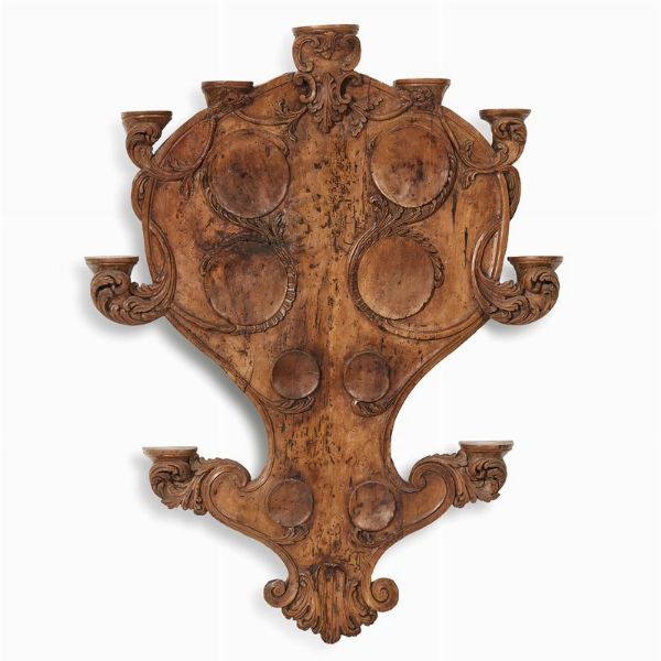 COPPIA DI PANNELLI PORTA-PORCELLANE, VENEZIA, SECOLO XVIII  - Asta Mobili, oggetti d'arte e sculture da collezioni private  - Associazione Nazionale - Case d'Asta italiane