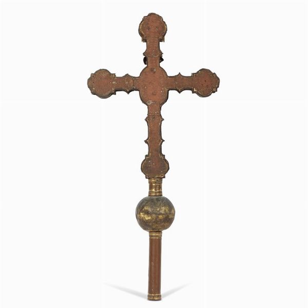 CROCE ASTILE, ITALIA SETTENTRIONALE, SECOLO XV  - Asta Mobili, oggetti d'arte e sculture da collezioni private  - Associazione Nazionale - Case d'Asta italiane