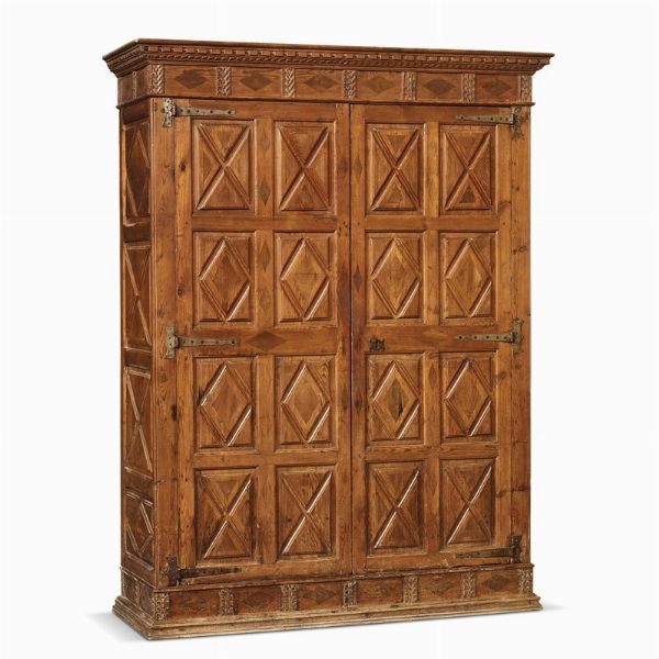 ARMADIO, ITALIA CENTRALE, SECOLO XVII  - Asta Mobili, oggetti d'arte e sculture da collezioni private  - Associazione Nazionale - Case d'Asta italiane