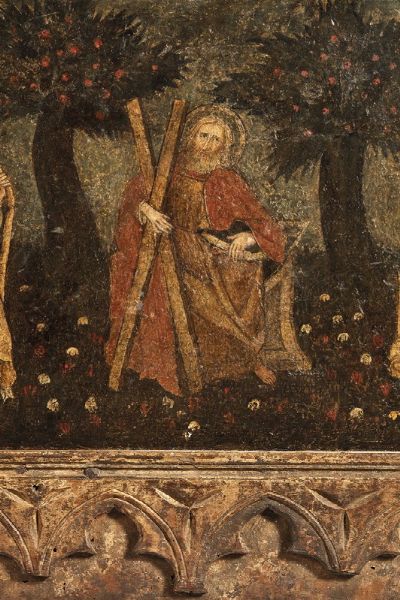 CASSONE, BOTTEGA VENETO-FRIULANA, SECOLO XV  - Asta Mobili, oggetti d'arte e sculture da collezioni private  - Associazione Nazionale - Case d'Asta italiane