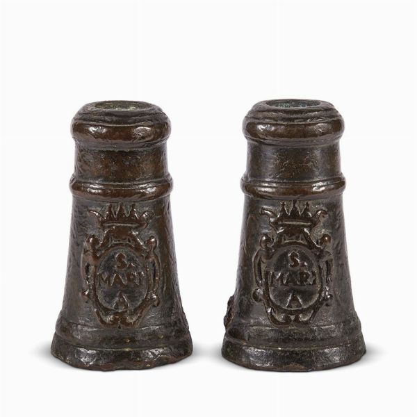 COPPIA DI MASCOLI D&rsquo;ALLEGREZZA, TOSCANA, SECOLO XVI  - Asta Mobili, oggetti d'arte e sculture da collezioni private  - Associazione Nazionale - Case d'Asta italiane