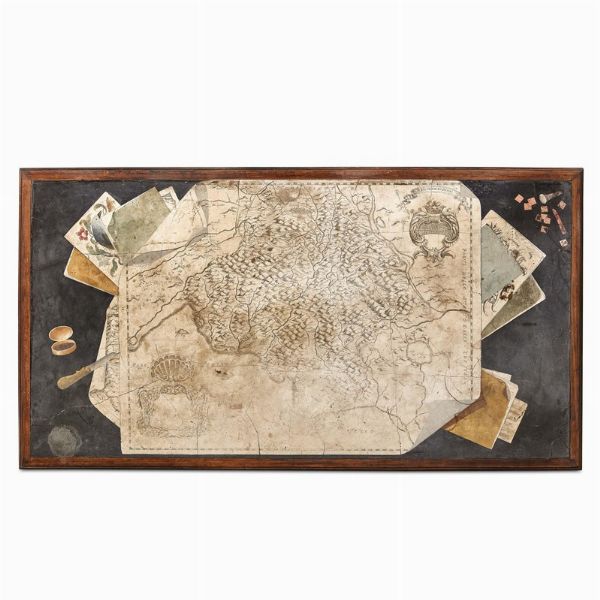 PIANO, ATTRIBUITO A CARLO GIBERTONI, CARPI, FINE SECOLO XVII  - Asta Mobili, oggetti d'arte e sculture da collezioni private  - Associazione Nazionale - Case d'Asta italiane