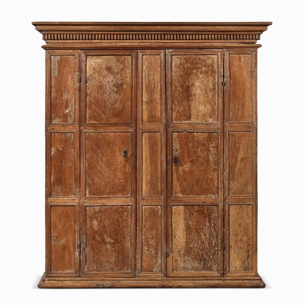 GRANDE ARMADIO, TOSCANA, SECOLO XVI  - Asta Mobili, oggetti d'arte e sculture da collezioni private  - Associazione Nazionale - Case d'Asta italiane