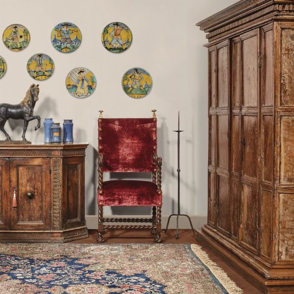 GRANDE ARMADIO, TOSCANA, SECOLO XVI  - Asta Mobili, oggetti d'arte e sculture da collezioni private  - Associazione Nazionale - Case d'Asta italiane