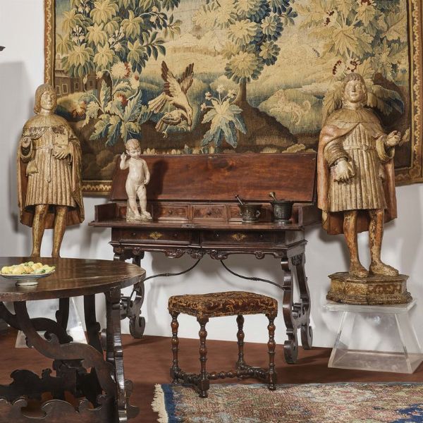 COPPIA DI SCULTURE, LOMBARDIA, SECOLO XVI  - Asta Mobili, oggetti d'arte e sculture da collezioni private  - Associazione Nazionale - Case d'Asta italiane