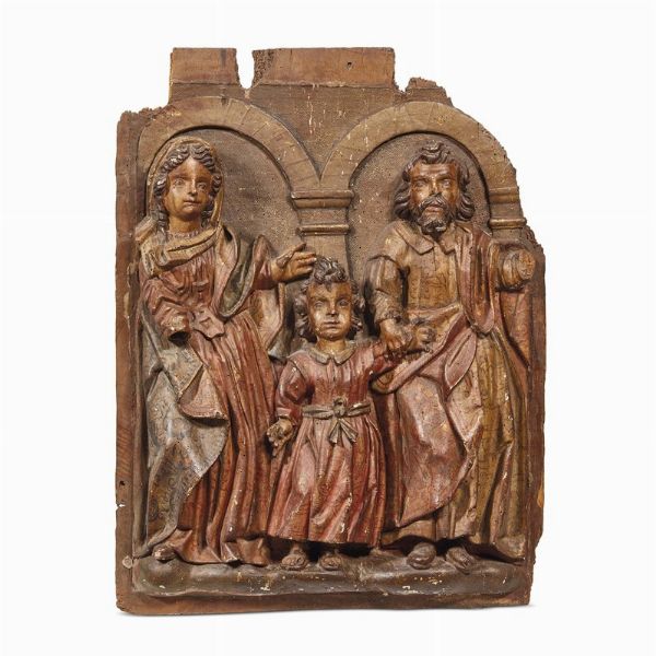 RILIEVO, SPAGNA, FINE SECOLO XVII  - Asta Mobili, oggetti d'arte e sculture da collezioni private  - Associazione Nazionale - Case d'Asta italiane