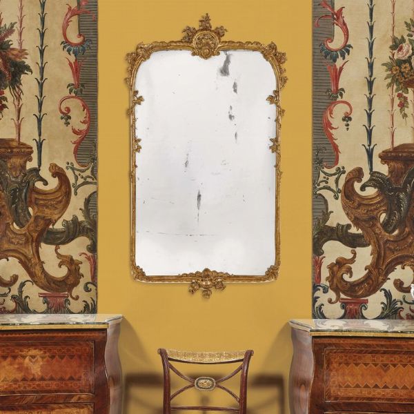 SPECCHIERA, NAPOLI, METÀ     SECOLO XVIII  - Asta Mobili, oggetti d'arte e sculture da collezioni private  - Associazione Nazionale - Case d'Asta italiane