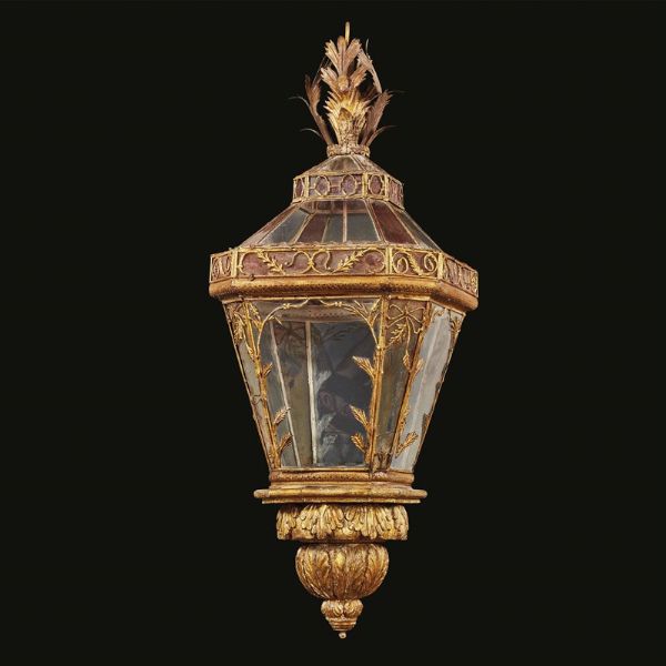 COPPIA DI LANTERNE, ITALIA MERIDIONALE, FINE SECOLO XVIII  - Asta Mobili, oggetti d'arte e sculture da collezioni private  - Associazione Nazionale - Case d'Asta italiane