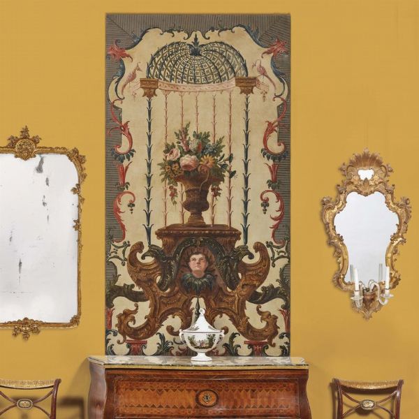 COPPIA DI PANNELLI, ITALIA MERIDIONALE, SECOLO XVIII  - Asta Mobili, oggetti d'arte e sculture da collezioni private  - Associazione Nazionale - Case d'Asta italiane