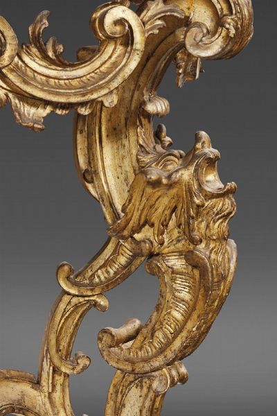 CONSOLE, ITALIA CENTRALE, SECOLO XVIII  - Asta Mobili, oggetti d'arte e sculture da collezioni private  - Associazione Nazionale - Case d'Asta italiane