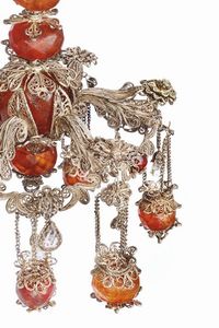 COPPIA DI LAMPADARIETTI, PALERMO, SECOLO XVII-XVIII  - Asta Mobili, oggetti d'arte e sculture da collezioni private  - Associazione Nazionale - Case d'Asta italiane