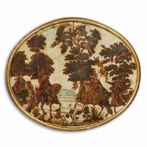 QUATTRO PANNELLI, VENEZIA, SECOLO XVIII  - Asta Mobili, oggetti d'arte e sculture da collezioni private  - Associazione Nazionale - Case d'Asta italiane