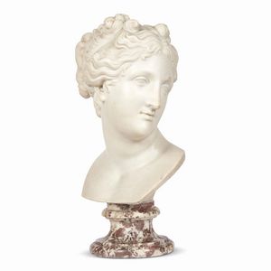 TESTA DI VENERE, ROMA, SECOLO XIX  - Asta Mobili, oggetti d'arte e sculture da collezioni private  - Associazione Nazionale - Case d'Asta italiane