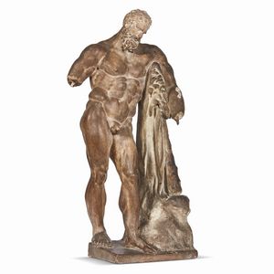 ERCOLE, ITALIA SETTENTRIONALE, INIZI SECOLO XVIII  - Asta Mobili, oggetti d'arte e sculture da collezioni private  - Associazione Nazionale - Case d'Asta italiane