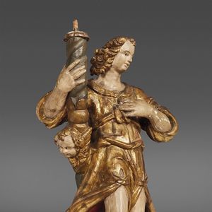 QUATTRO ANGELI REGGICERO, ITALIA CENTRALE, SECOLO XVI  - Asta Mobili, oggetti d'arte e sculture da collezioni private  - Associazione Nazionale - Case d'Asta italiane