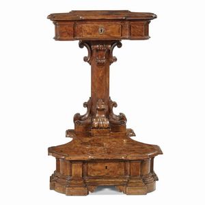 INGINOCCHIATOIO, ROMA, FINE SECOLO XVII  - Asta Mobili, oggetti d'arte e sculture da collezioni private  - Associazione Nazionale - Case d'Asta italiane