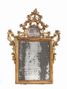 SPECCHIERA, VENEZIA, METÀ SECOLO XVIII  - Asta Mobili, oggetti d'arte e sculture da collezioni private  - Associazione Nazionale - Case d'Asta italiane