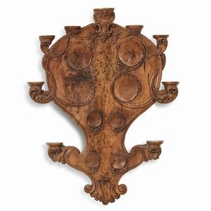 COPPIA DI PANNELLI PORTA-PORCELLANE, VENEZIA, SECOLO XVIII  - Asta Mobili, oggetti d'arte e sculture da collezioni private  - Associazione Nazionale - Case d'Asta italiane