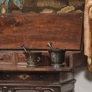 MORTAIO CON PESTELLO, FIRENZE, SECOLO XVII  - Asta Mobili, oggetti d'arte e sculture da collezioni private  - Associazione Nazionale - Case d'Asta italiane