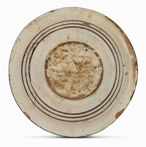 PIATTO, MONTELUPO, PRIMA MET� SECOLO XVII  - Asta Mobili, oggetti d'arte e sculture da collezioni private  - Associazione Nazionale - Case d'Asta italiane