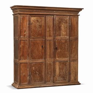 GRANDE ARMADIO, TOSCANA, SECOLO XVI  - Asta Mobili, oggetti d'arte e sculture da collezioni private  - Associazione Nazionale - Case d'Asta italiane