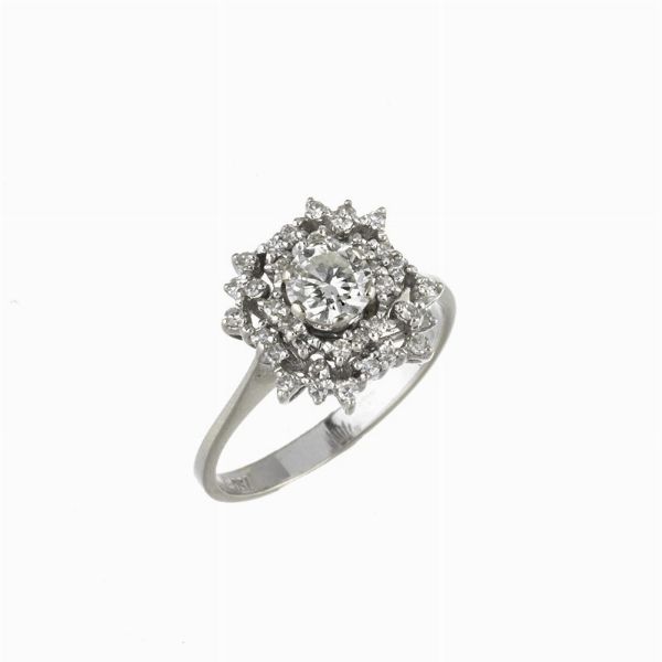 ANELLO CON DIAMANTI  - Asta Gioielli - Associazione Nazionale - Case d'Asta italiane