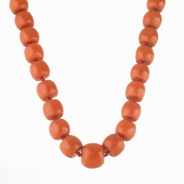 COLLANA DI CORALLO  - Asta Gioielli - Associazione Nazionale - Case d'Asta italiane
