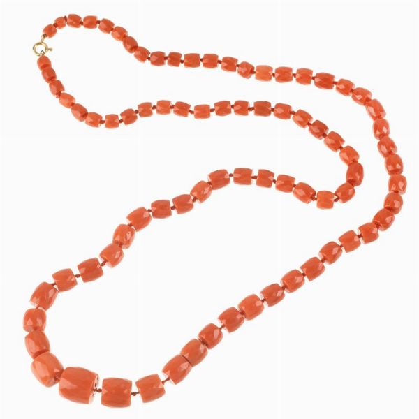 COLLANA IN CORALLO  - Asta Gioielli - Associazione Nazionale - Case d'Asta italiane