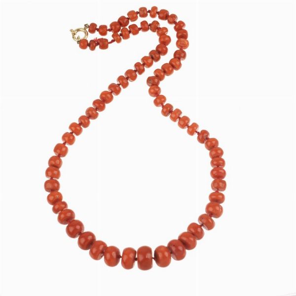 COLLANA DI CORALLO  - Asta Gioielli - Associazione Nazionale - Case d'Asta italiane