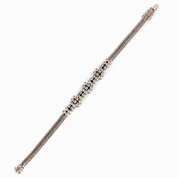 BRACCIALE CON DIAMANTI  - Asta Gioielli - Associazione Nazionale - Case d'Asta italiane