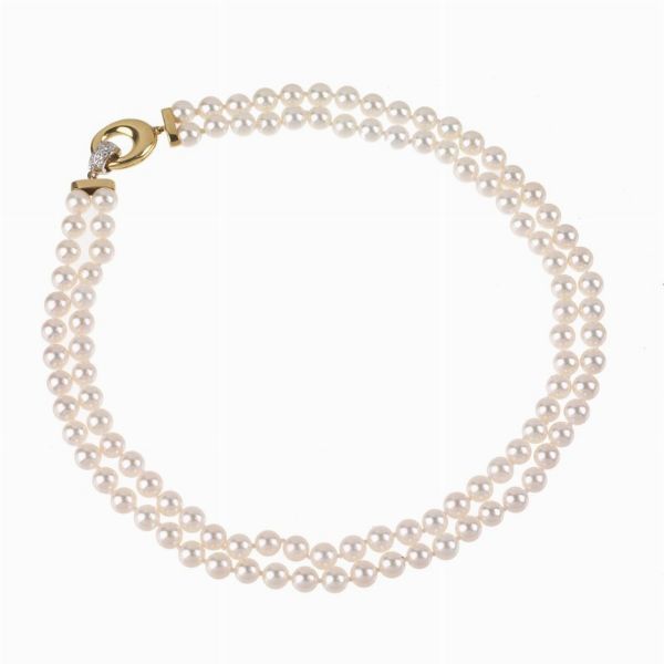 NIMEI COLLANA DI PERLE  - Asta Gioielli - Associazione Nazionale - Case d'Asta italiane