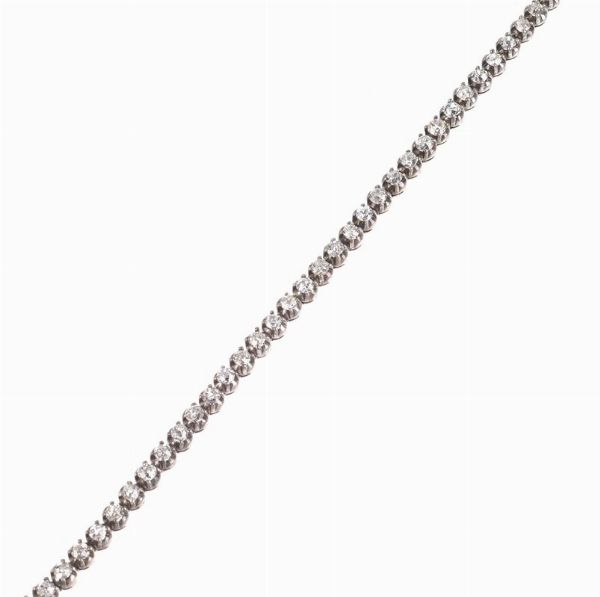 BRACCIALE TENNIS CON DIAMANTI  - Asta Gioielli - Associazione Nazionale - Case d'Asta italiane