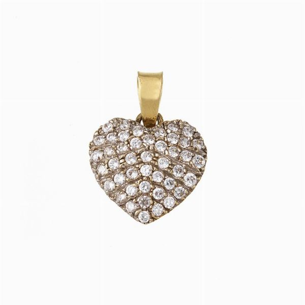 LOTTO COMPOSTO DA SPILLA E PENDENTE  - Asta Gioielli - Associazione Nazionale - Case d'Asta italiane