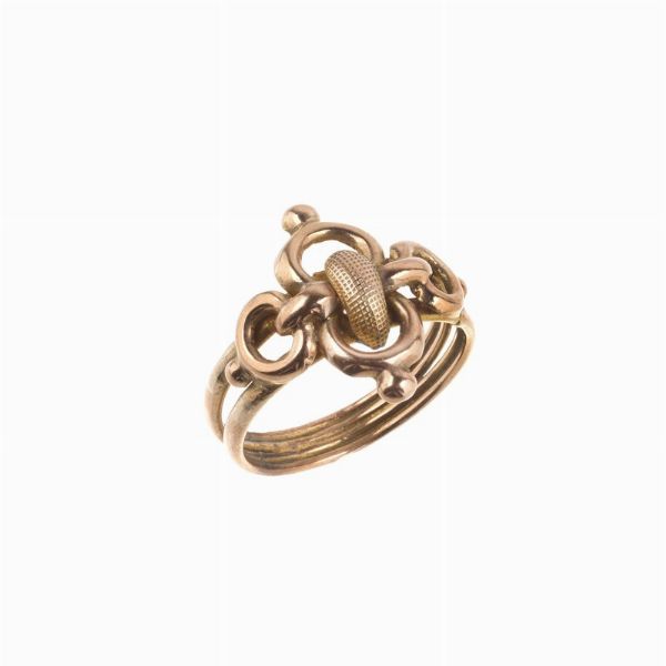 LOTTO COMPOSTO DA PORTACHIAVI E ANELLO  - Asta Gioielli - Associazione Nazionale - Case d'Asta italiane