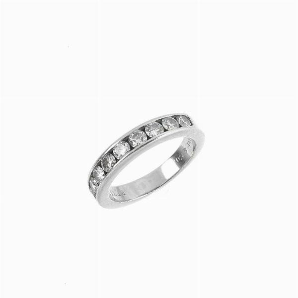 TIFFANY & CO : TIFFANY & CO. ANELLO RIVIERA  - Asta Gioielli - Associazione Nazionale - Case d'Asta italiane