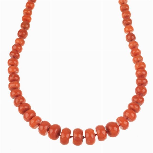 COLLANA IN CORALLO  - Asta Gioielli - Associazione Nazionale - Case d'Asta italiane