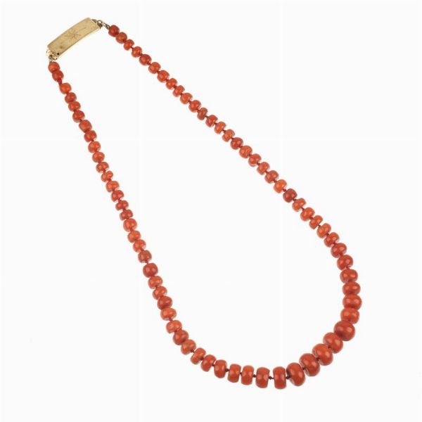 COLLANA IN CORALLO  - Asta Gioielli - Associazione Nazionale - Case d'Asta italiane