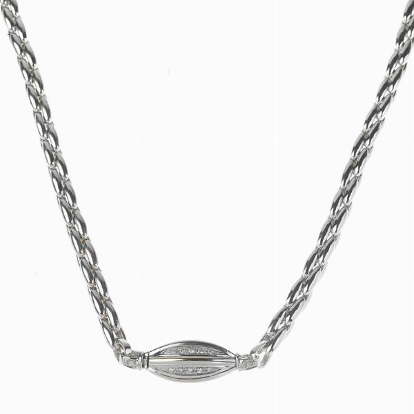 COLLANA A CATENA CON DIAMANTI  - Asta Gioielli - Associazione Nazionale - Case d'Asta italiane