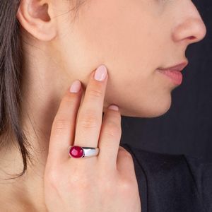 ANELLO CON PIETRA SEMIPREZIOSA  - Asta Gioielli - Associazione Nazionale - Case d'Asta italiane