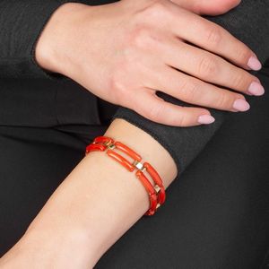 BRACCIALE A CATENA IN CORALLO  - Asta Gioielli - Associazione Nazionale - Case d'Asta italiane