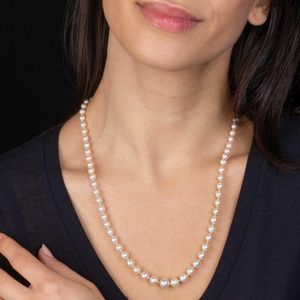 COLLANA DI PERLE CON RUBINI E DIAMANTI  - Asta Gioielli - Associazione Nazionale - Case d'Asta italiane