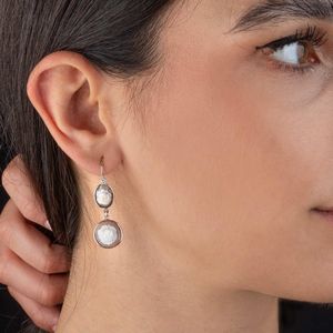 PAIO DI ORECCHINI PENDENTI CON CAMMEI  - Asta Gioielli - Associazione Nazionale - Case d'Asta italiane