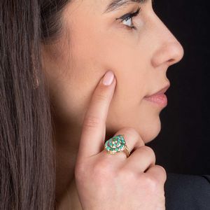 LOTTO COMPOSTO DA CINQUE FEDI CHIANINE  - Asta Gioielli - Associazione Nazionale - Case d'Asta italiane