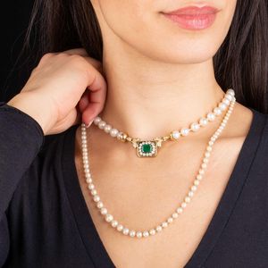 DUE COLLANE DI PERLE  - Asta Gioielli - Associazione Nazionale - Case d'Asta italiane