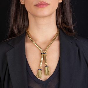 COLLANA SALISCENDI CON NAPPE  - Asta Gioielli - Associazione Nazionale - Case d'Asta italiane