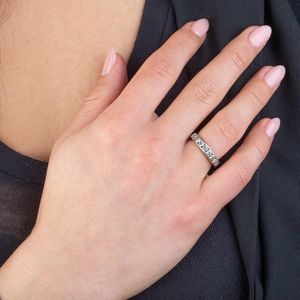 TIFFANY & CO : TIFFANY & CO. ANELLO RIVIERA  - Asta Gioielli - Associazione Nazionale - Case d'Asta italiane